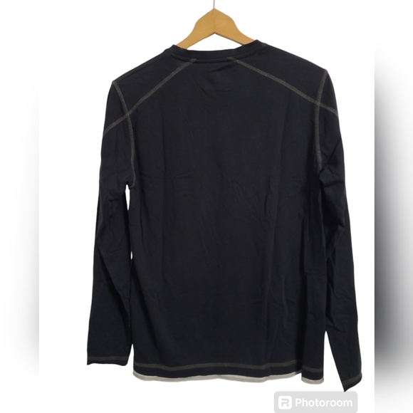 Vintage Noiz78 Black Cotton Graphic Long-sleeved T-Shirt Sz Small - Picture 3 of 10